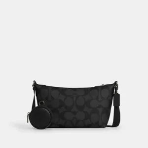 Small Finn Crossbody Bag With Pouch In Maxi Signature Canvas