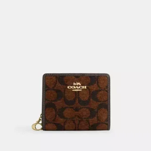 Snap Wallet In Signature Chenille