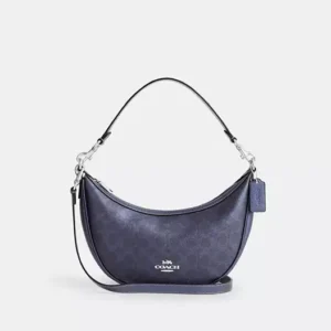 Aria Shoulder Bag In Signature Canvas - SBLNV