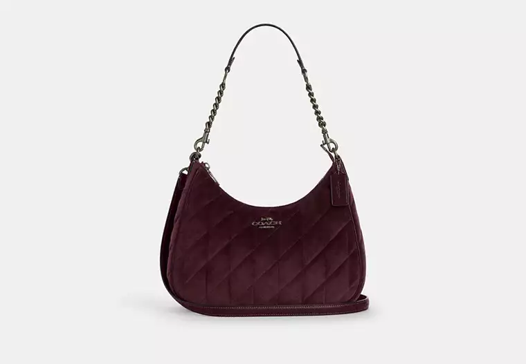 Teri Hobo Bag In Organic Cotton With Quilting