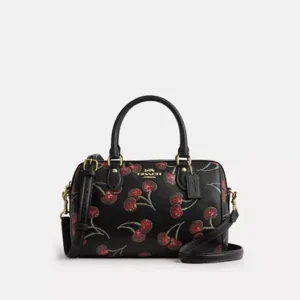 Rowan Satchel Bag With Cherry Print