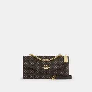 Klare Envelope Crossbody Bag In Signature Canvas With Rivets