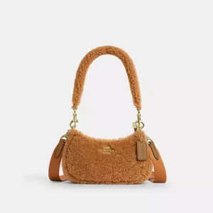 Teri Mini Crossbody Bag In Shearling