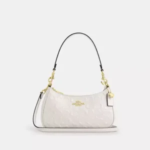 Teri Shoulder Bag In Signature Leather With Heart Charm - IMCHK