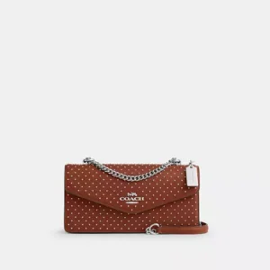 Klare Envelope Crossbody Bag With Rivets - SVND7