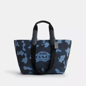 Small Tour Tote Bag With Camo Print