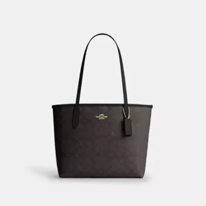 Medium City Tote Bag In Signature Canvas - IMXAQ