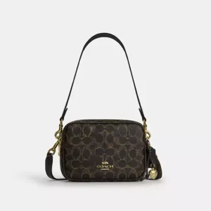 Mini Carey Crossbody Bag In Loved Signature Canvas