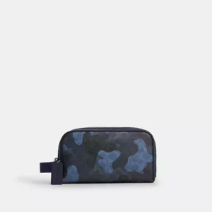 Small Travel Kit In Signature Camo Print