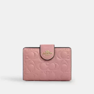 Medium Corner Zip Wallet In Signature Leather