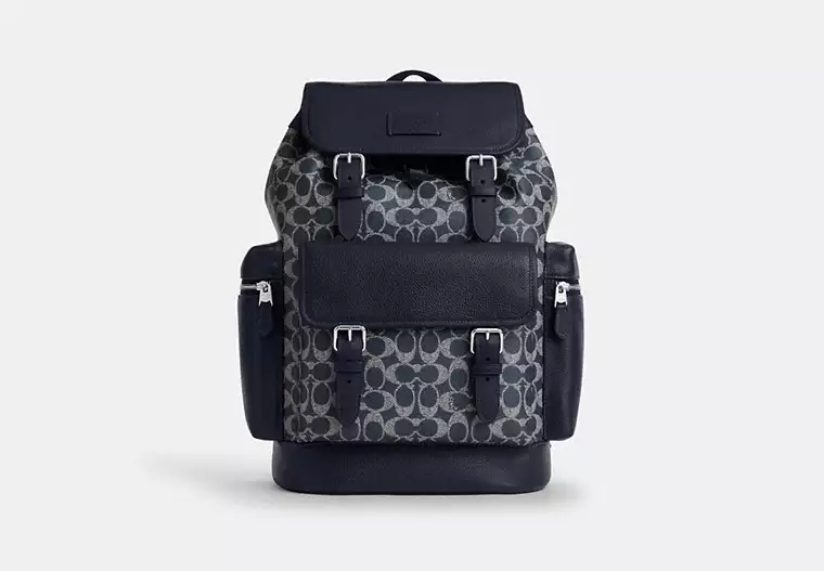 Sprint Backpack In Colorblock Signature Canvas