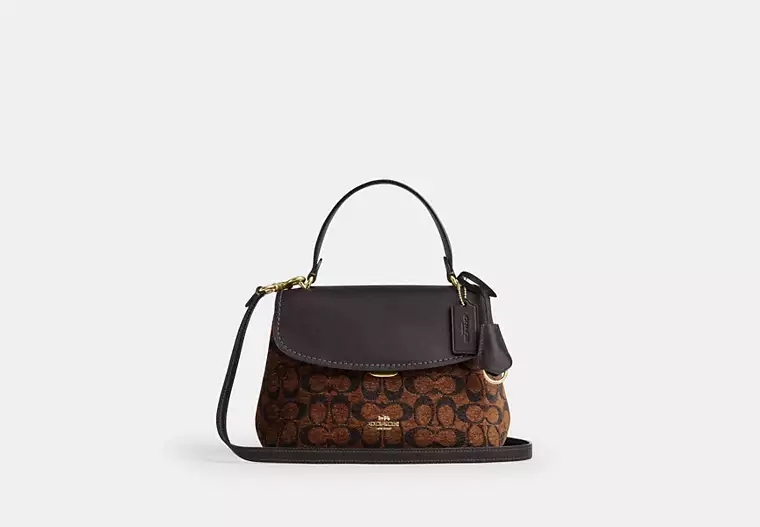 Emory Top Handle Bag In Signature Chenille