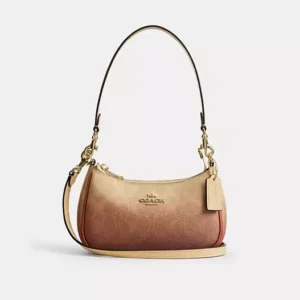 Teri Mini Crossbody Bag In Ombre Signature Canvas