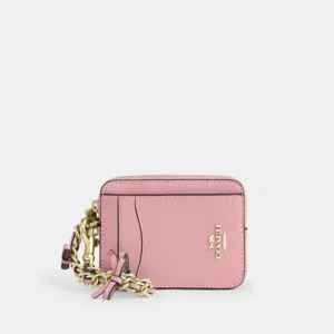 Zip Card Case With Bows