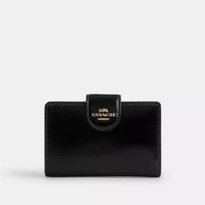 Medium Corner Zip Wallet - IMBLK