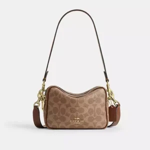 Mini Carey Crossbody Bag In Signature Denim - IMXHE
