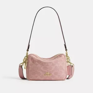 Mini Carey Crossbody Bag In Signature Denim - IMNH1