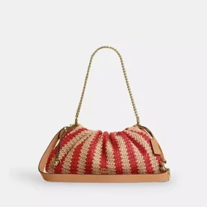 Faye Large Shoulder Bag With Stripes