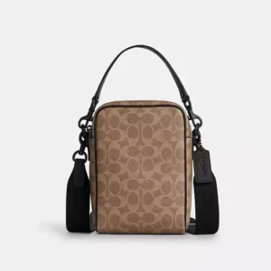 Tristan Crossbody Bag 14 In Signature Canvas - MWNQ6