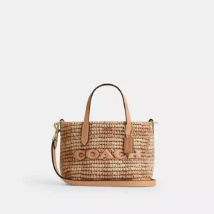 City Mini Tote Bag With Gingham Print