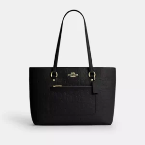Station Tote Bag In Signature Leather