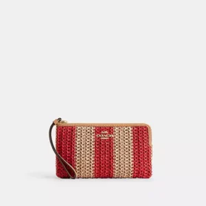 Large Corner Zip Wristlet