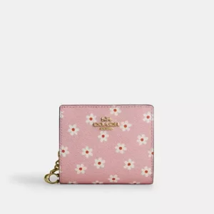 Snap Wallet With Floral Print