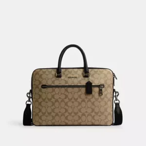 Ethan Slim Brief In Signature Canvas
