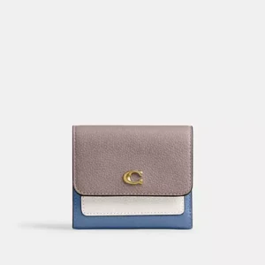 Mila Small Flap Wallet In Colorblock