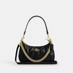 Teri Shoulder Bag With Quilting - IMBLK