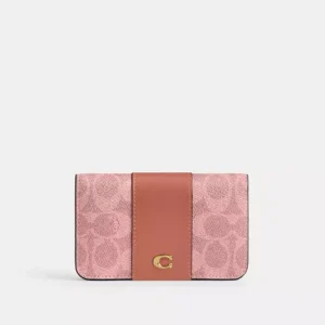 Essential Slim Card Case In Signature Canvas