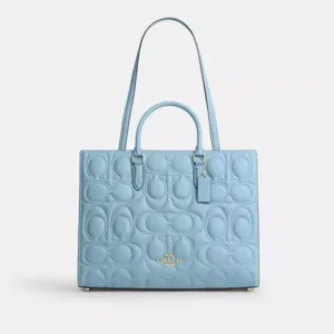 Maggie Tote Bag In Signature Leather - IMAZU