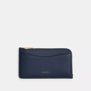 New York Zip Card Case In Colorblock - B4NV