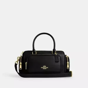 Rowan Satchel Bag With Pockets - IMBLK