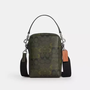 Tristan Crossbody Bag 14 In Signature Camo Print