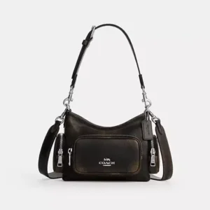 Laurel Shoulder Bag 22 With Pockets In Loved Leather