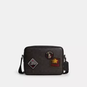 Colton Crossbody Bag 25 In Signature Canvas With Patches