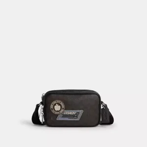 Colton Crossbody Bag 19 In Signature Canvas With Patches