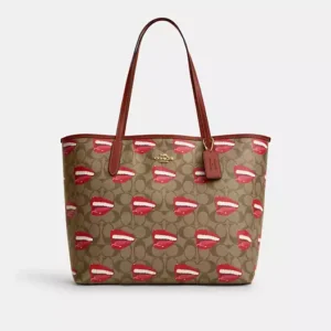 Coach X Tom Wesselmann City Tote Bag In Signature Canvas